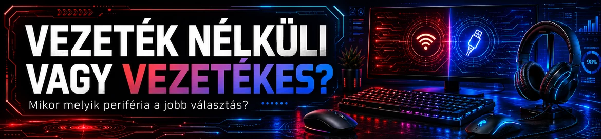 Vezeték nélküli perifériák: Kényelem vagy kompromisszum?