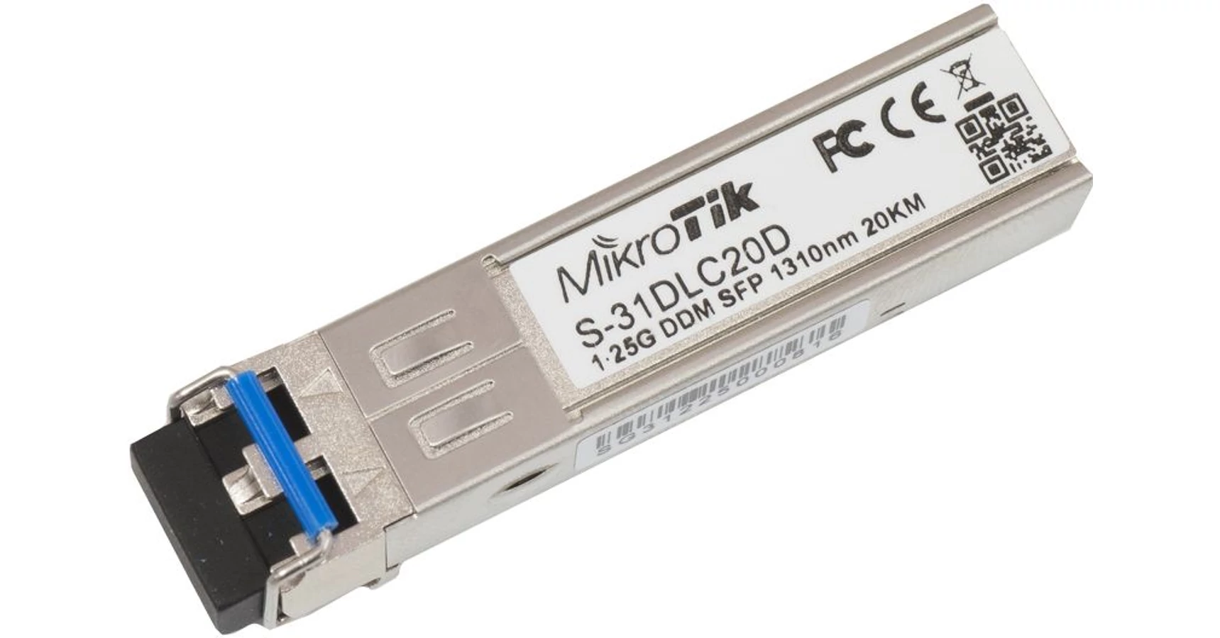 Mikrotik RouterBoard SFP modul 1.25G SM 20km 1310nm - Mikrotik - PCLAND