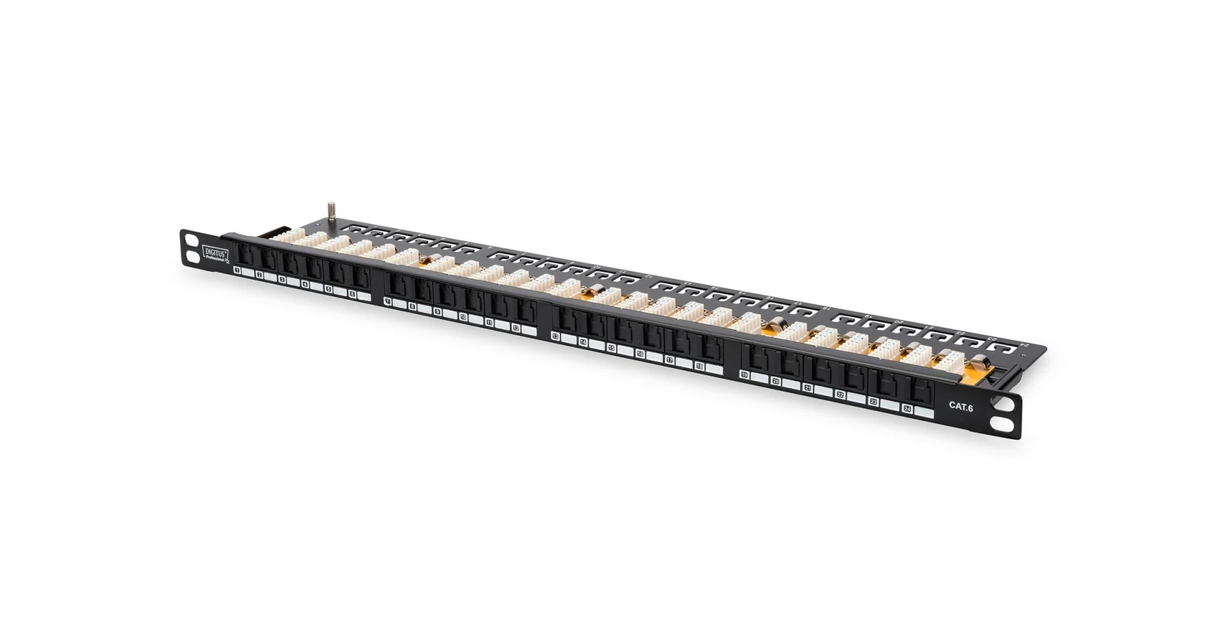 Digitus 24-port patch panel 0,5U fekete - Digitus - PCLAND