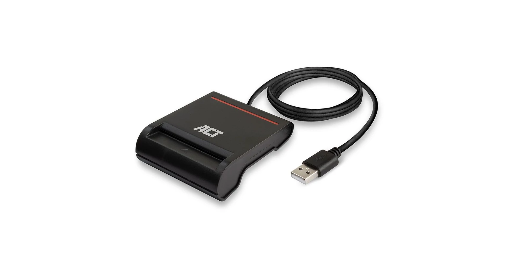 ACT USB Smart ID Card Reader Black - ACT - PCLAND