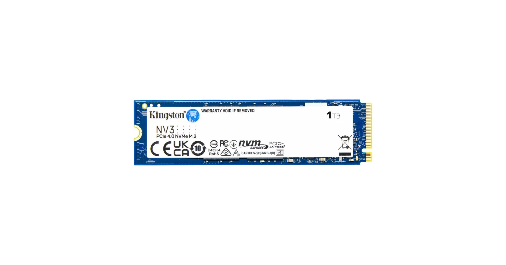 1TB Kingston SSD M.2 NVMe NV3 meghajtó (SNV3S/1000G) - Kingston