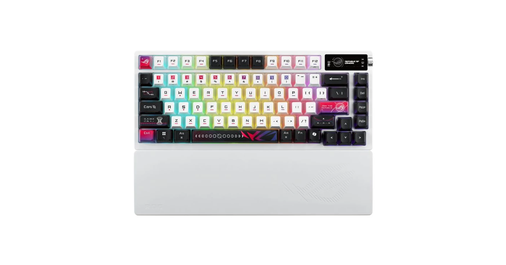 Asus ROG Azoth X Wireless Bluetooth Gaming keyboard Black/White UK ...
