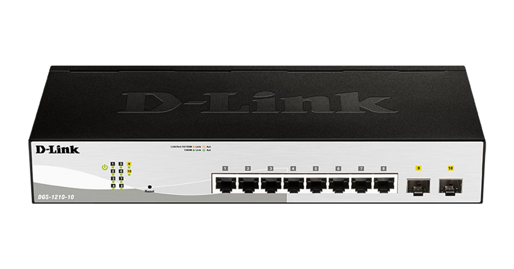D-Link 10-Port Gigabit Smart Switch with 2 SFP ports - D-Link - PCLAND