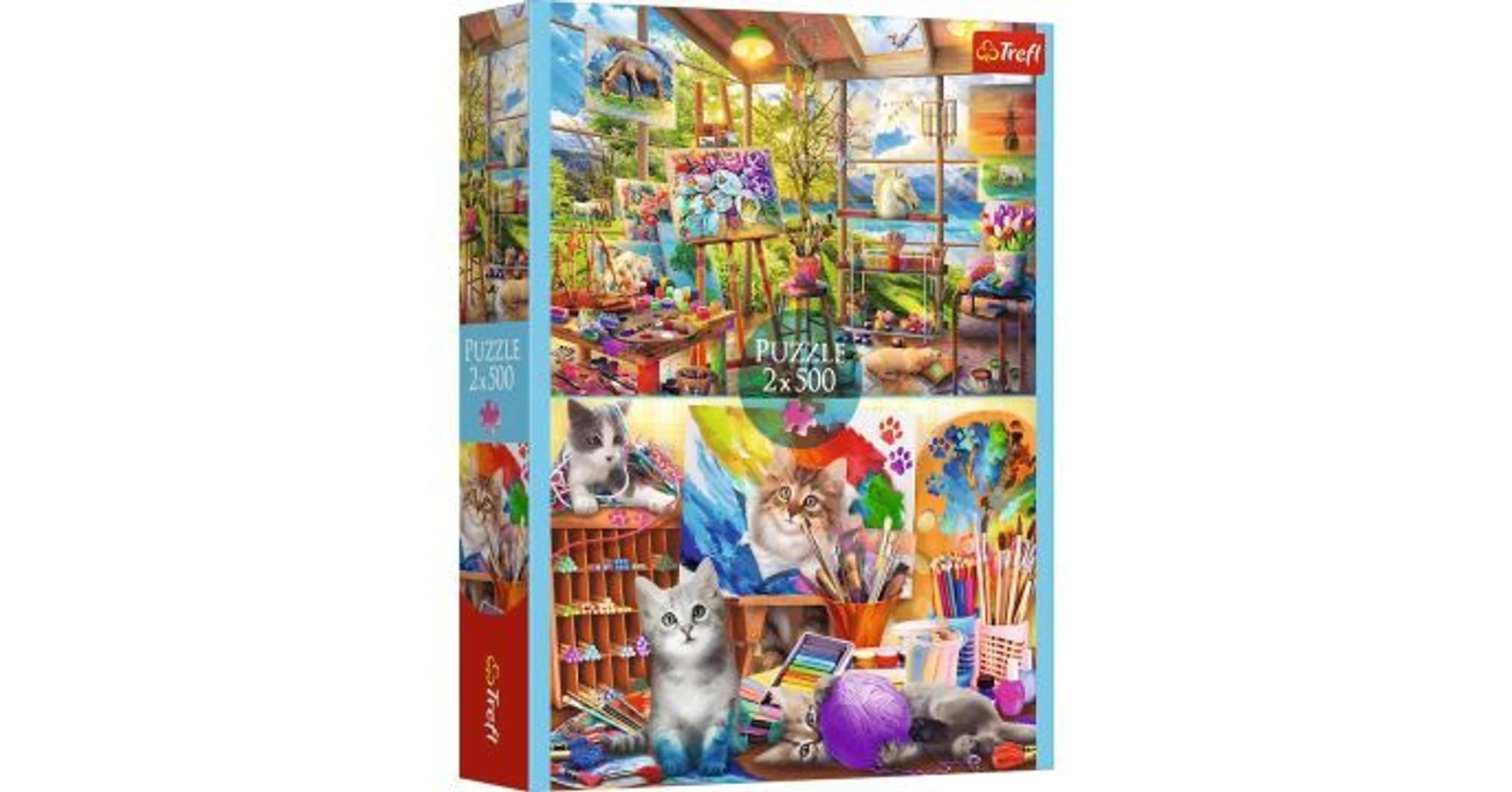 Trefl: A festészet művészete - 2 x 500 darabos puzzle - Trefl - PCLAND