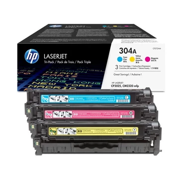 HP CF372AM (304A) CC531A/CC532A/CC533A eredeti toner multipack
