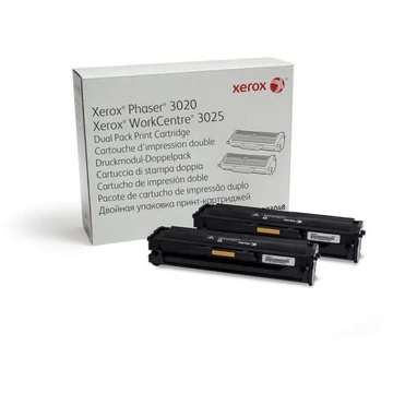Xerox-3020 106R03048 fekete eredeti toner dupla
