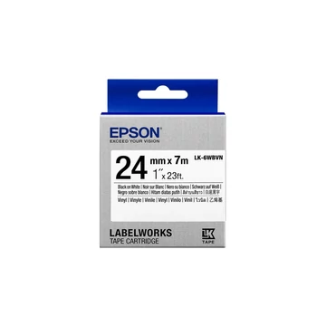 Epson LK-3WBN fehér alapon fekete eredeti címkeszalag
