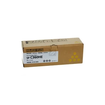 Ricoh SPC360HE sárga eredeti toner (408187)
