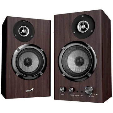Genius SP-HF1812BT Bluetooth Speaker Dark Brown