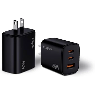 A-Data 65W GaN USB Charger Black (US)