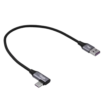 Akyga AK-USB-58 USB A (m) / USB type C (m) 60W Cable 0,3m Black