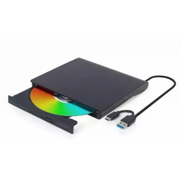 Gembird DVD-USB-031 Slim DVD-Writer fekete BOX