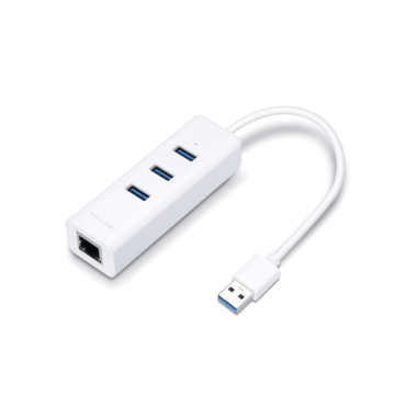 TP-Link UE330 3-Port Hub & Gigabit ethernet adapter 2 in 1 USB adapter