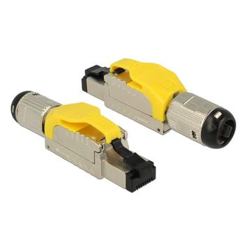 DeLock RJ45 Plug field assembly Cat.6A metal