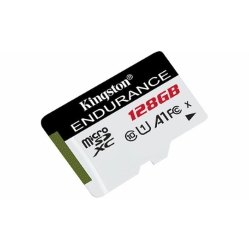 Kingston 128GB microSDXC High Endurance Class10 A1 V10 UHS-I adapter nélkül