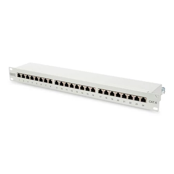 Digitus 24-port patch panel 1U szürke