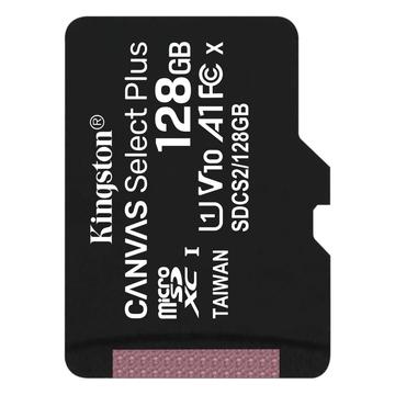 Kingston 128GB microSDXC Canvas Select Plus Class 10 100R A1 C10 Card adapter nélkül Kingston 128GB microSDXC Canvas Select Plus Class 10 100R A1 C10 Card adapter nélkül