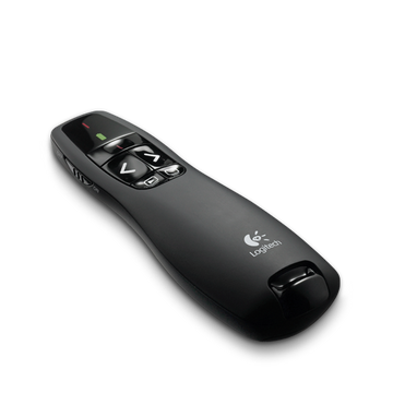 Logitech R400 Laser Presentation Remote Wireless Presenter Red Laser Black Logitech R400 Laser Presentation Remote Wireless Presenter Red Laser Black