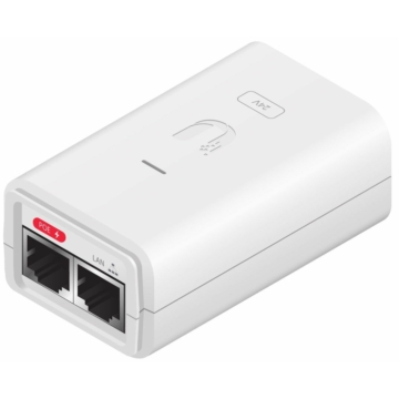 Ubiquiti POE-24-7W-G-WH Adapter (Gigabit LAN porttal, 24V/0,3A)