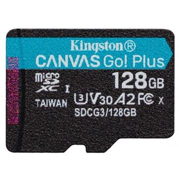 Kingston 128GB microSDXC Canvas Go! Plus Class 10 170R A2 U3 V30 Card adapter nélkül Kingston 128GB microSDXC Canvas Go! Plus Class 10 170R A2 U3 V30 Card adapter nélkül