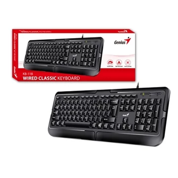 Genius KB-118 USB billentyűzet Black HU