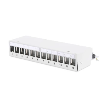 Digitus 12-port patch panel 1U szürke