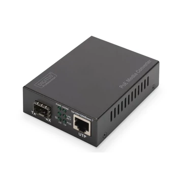 Digitus Gigabit Ethernet PoE+ SFP media converter