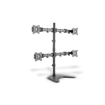 Digitus DA-90364 Universal Quad Monitor Mount Stand/Clamp Option Black Digitus DA-90364 Universal Quad Monitor Mount Stand/Clamp Option Black