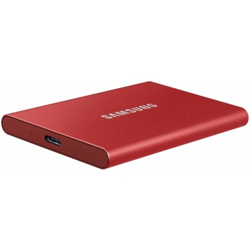 Samsung 500GB USB3.2/USB Type-C T7 Metallic Red