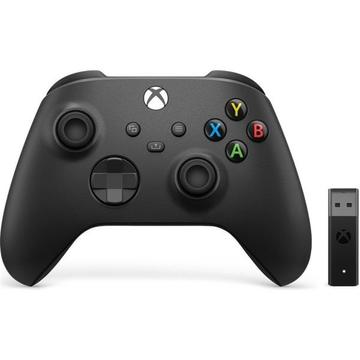 Microsoft Xbox Series X/S Wireless/Bluetooth Gamepad Carbon Black + (PC Adapter) Microsoft Xbox Series X/S Wireless/Bluetooth Gamepad Carbon Black + (PC Adapter)