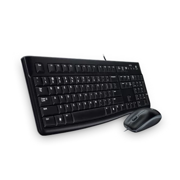 Logitech MK120 USB billentyűzet + egér Black HU