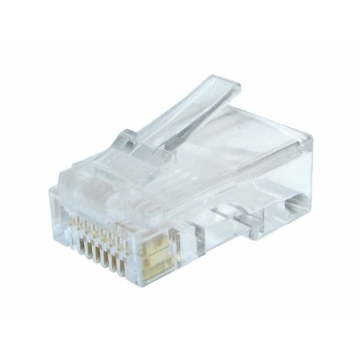 Gembird RJ45/LC-8P8C-002/10 Modular plug 8P8C for solid CAT6 LAN cable UTP 10 pcs per bag