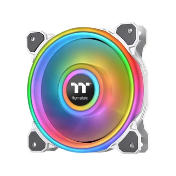 Thermaltake Riing Quad 14 RGB Radiator Fan TT Premium Edition Single Fan Pack White Thermaltake Riing Quad 14 RGB Radiator Fan TT Premium Edition Single Fan Pack White
