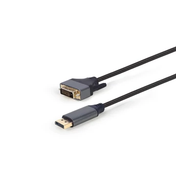 Gembird CC-DPM-DVIM-4K-6 DisplayPort to DVI-D (Dual Link) (24+1) Premium Series adapter cable 1,8m B
