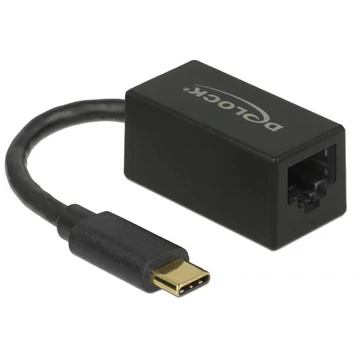 DeLock SuperSpeed USB (USB 3.2 Gen 1) with USB Type-C male > Gigabit LAN 10/100/1000 Mbps compact Ad DeLock SuperSpeed USB (USB 3.2 Gen 1) with USB Type-C male > Gigabit LAN 10/100/1000 Mbps compact Ad