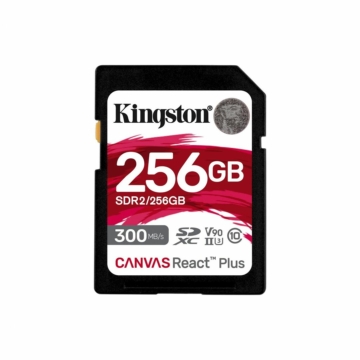 Kingston 256GB SDXC Class10 UHS-II U3 V90 Canvas React Plus