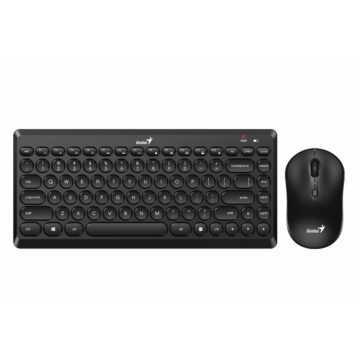 Genius LuxeMate Q8000 Stylish Wireless Keyboard & Mouse Combo Black HU