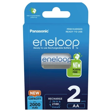 Eneloop 2000mAh AA Ni-MH akkumulátor 2db/csomag