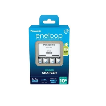 Eneloop 2000mAh AA Ni-MH akkumulátor 4db/csomag + akkumlátor töltő