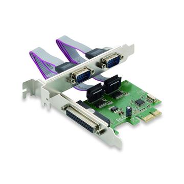 Conceptronic SPC01G 3-Port Serial Parallel PCIe Card, Parallel x 1, Serial x 2 Conceptronic SPC01G 3-Port Serial Parallel PCIe Card, Parallel x 1, Serial x 2