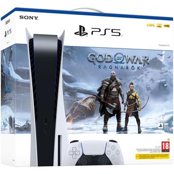 Sony Playstation 5 825GB lemezes God of War Ragnarök Bundle
