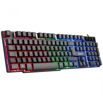 Everest KB-188 Borealis Rainbow RGB billentyűzet fekete HU