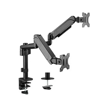 Gembird MA-DA2P-01 Adjustable Desk 2-Display Mounting Arm 17”-32” Black