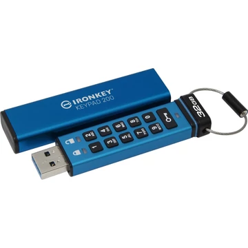 Kingston 32GB IronKey Keypad 200 USB3.2 Blue