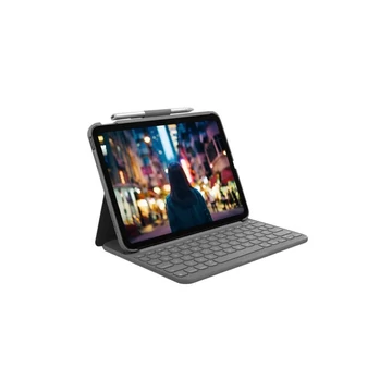 Logitech Slim Folio for iPad (10th gen) Oxford Grey US