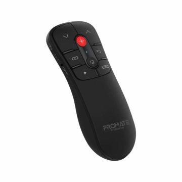 Promate ProPointer Universal Intuitive Wireless Presenter Red Laser Black