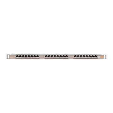 NIKOMAX 24-port patch panel 0,5U szürke