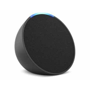 Amazon Echo Pop Full sound compact Bluetooth smart speaker with Alexa Charcoal