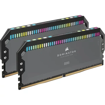 Corsair 32GB DDR5 6000MHz Kit(2x16GB) Dominator Platinum RGB Cool Grey Corsair 32GB DDR5 6000MHz Kit(2x16GB) Dominator Platinum RGB Cool Grey