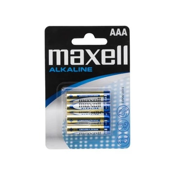 Maxell AAA alkáli elem 4db/csomag